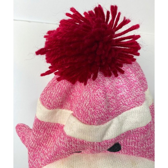 Original Sock Monkey Hat Pink Ages 3 and Up Plushland - Picture 8 of 16